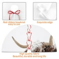 thumbnail image 3 of KLL 36" Christmas Tree Skirt Yak Xmas Tree Skirts Mat for New Year Xmas Holiday Party Indoor Outdoor Home Decoration, 3 of 5