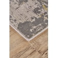 thumbnail image 2 of Vanhorn Metallic Abstract Rug, Golden Glow/Ivory, 2ft-10in x 7ft-10in, Runner, 2 of 5
