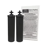 Berkey BB9-2 Water Filter Replacement Black Purification Elements, 2 Count