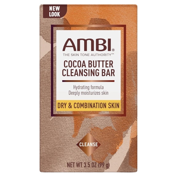 AMBI Cocoa Butter Cleansing Bar, 3.5 oz