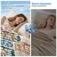 thumbnail image 2 of Boho Morocco Cooling Blanket,Lightweight Breathable Summer Throw Blanket with Double Sided Cold Effect,Retro Farmhouse Ethnic Neutral Aesthetic Picnic Blankets Bed Sheet for Hot Sleepers 50"x60", 2 of 8