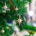 thumbnail image 4 of BSJJY 12 Pcs Bethlehem Star Christmas Ornament 3.14inch Christmas Ornament Star Ornaments for Christmas Tree Plastic Star of Bethleham Ornament Hanging Christmas Tree Gift Decor for Xmas(Gold), 4 of 6