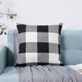 thumbnail image 1 of JFBUJC Simple High-Density Linen Classic Checkered Pillowcase, 1 of 2