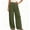 Army Green, variant on Women's Pants All Season relaxed fit cotton linen cotton solid color with pockets fashionable casual Blue XXL