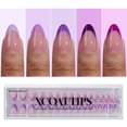 thumbnail image 1 of Presiona Nails BtartBoxNails XCOATTIPS, punta francesa morada, 1 of 6