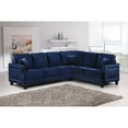 thumbnail image 2 of Meridian Furniture Inc Ferrara 2 Piece Sectional Sofa with Pillows, 2 of 2