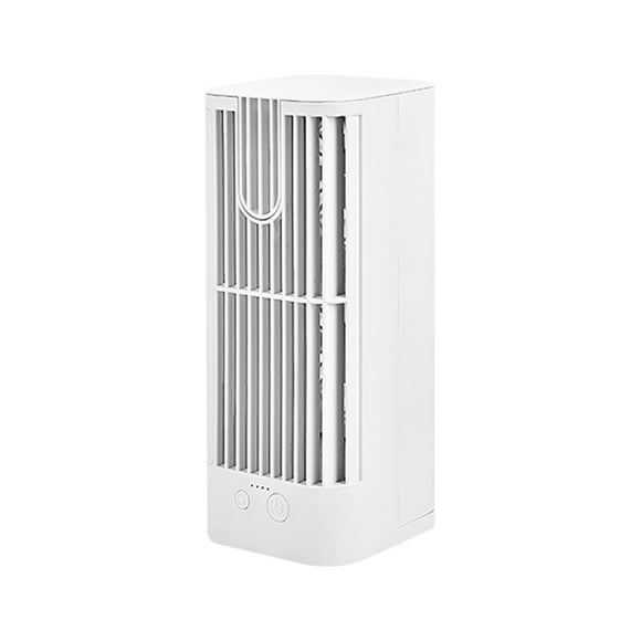 Penkiiy Climatiseur Portable - Ventilateur Automatique à Télécommande, Climatiseur USB à 3 Vitesses, avec Oscillation de Tête, pour Maison Bureau Chambre, Ventilateur de Climatiseur Refroidit les Ventilateurs avec Lumière, Cadeaux Uniques pour les Fêtes