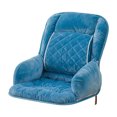 thumbnail image 1 of USB Powered Heated Seat Cushion with Lumbar Support Large Warming Area 3 Temperature Settings for Home Car and Wheelchair Use, 1 of 4