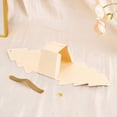 thumbnail image 5 of Christmas Tree Shaped Gift Box,Foldable Handheld Candy Packaging Box with Faux Leather Handle,Beige Cardboard Treat Box for Xmas Party Favors and Presents, 5 of 6