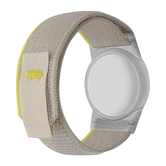 YUNOVA AirTag Wristband, Adjustable Velcro Strap Compatible with Apple AirTag, Soft Nylon Loop for Kids, Pets, Luggage Tracking, Anti-Loss Protective Band