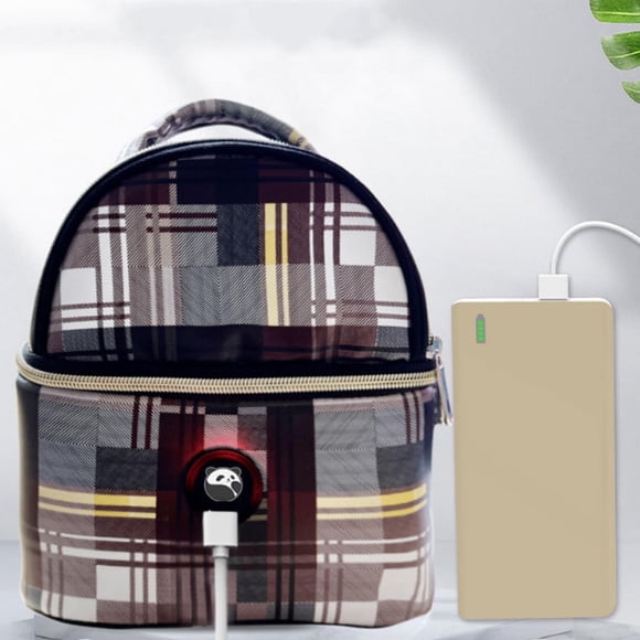 Bolsa Aislante Para Biberones, Bolsa De Lona Para Almacenamiento De Leche Materna Con Calefacción USB, Calentador De Biberones, Bolsa De Viaje Con Correa Para El Hombro Para