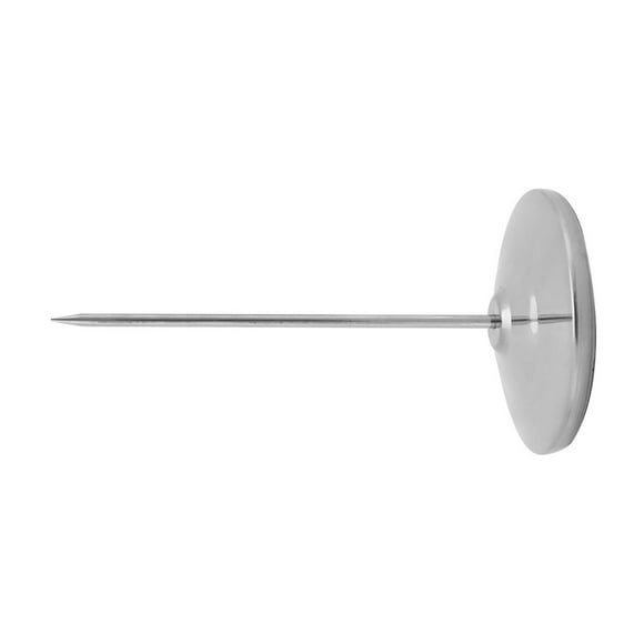 Pico de Recibo de Notas de Acero inoxidable para oficina, restaurante, base redonda plateada, organizador de almacenamiento fácil