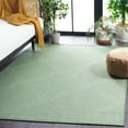 thumbnail image 4 of SAFAVIEH Machine Washable Rug Indoor/Outdoor Bermuda Collection - Bermuda Travis Diamond Indoor/Outdoor Area Rug, Green/Ivory, 5'3" x 7'6", 4 of 13