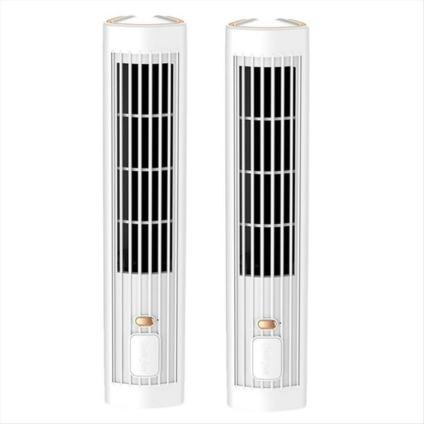 Ventilador de Torre con Carga USB, Aire Acondicionado Portátil, Ventilador Eléctrico de Pie, Ventilador de Mesa Inalámbrico A