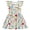 Blue Back To School, variant on Toddler Girls Dress Summer Casual Sundress Ruffle Flutter Sleeveless Rainbow Dresses 5-6 Years