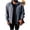 Gray, variant on Men's Sherpa Lined Shirt Jackets Lapel Collar Thick Warm Button Down Winter Coat Golf Casual Sport Outerwear (XL, Gray)