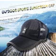 thumbnail image 4 of MADE Comfortable Summer Men Baseball Cap Polyester Fiber Solid Color Mesh Cloth Outdoor Sun Shade Cap Hat For Male, 4 of 11