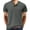 Dark Gray, variant on Xihbxyly Oversized Tshirts for Men Loose Fit Buttons Crew Neck Short Sleeve Soft Fitted Tees Mens Casual Shirts Solid Slim Fit Casual Tops Soft for Casual Wear