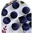 thumbnail image 4 of 9 Pcs Velvet Christmas Balls Ornaments, 3.15 Inch Velvet Balls with Decorative Rhinestones Christmas Hanging Ornament for Xmas Tree, Wreaths, Fireplace, Windows, 4 of 5