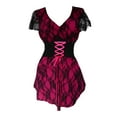 thumbnail image 1 of Dare To Wear Victorian Gothic Boho Women's Plus Size Sweetheart Corset Top S - 5x, 1 of 3