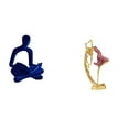 thumbnail image 1 of Figura de pensador abstracto,Estatua de pensador abstracto,decoración para el hogar,Estatua de la niña bailarina,Estatua de bailarina de ballet,decoración del hogar,arte y, 1 of 8