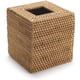thumbnail image 1 of Cubierta cuadrada para caja de pañuelos de ratán, soporte para pañuelos de mimbre tejido a mano, 5.5 x 5.5 x 5.7 pulgadas, natural, 1 of 5