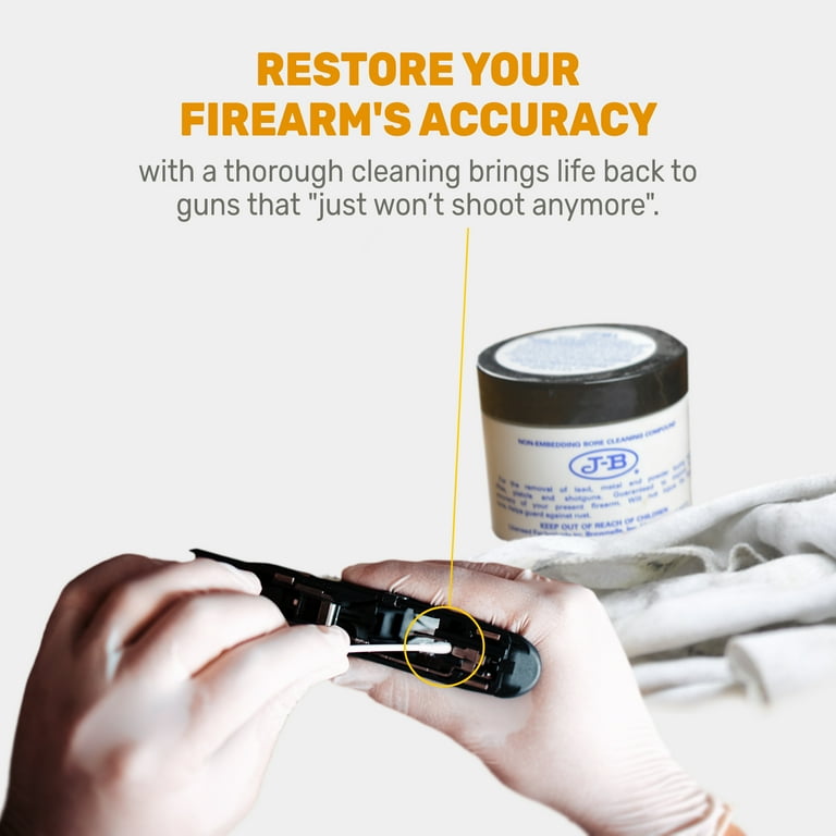 Brownells J-B Bore 2 oz. Jar Non-Embedding Gun Bore Cleaning