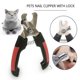 thumbnail image 5 of Professional Pet Dog Nail Clipper with Lock Grooming Scissors Clippers for Animals Cats Size S, 5 of 5
