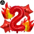 thumbnail image 1 of Volcano Party Decoration Disposable Tableware Paper Plate Cup plastic Tablecloth Volcano Theme Party Supplies 5th Birthday Decor, 1 of 5