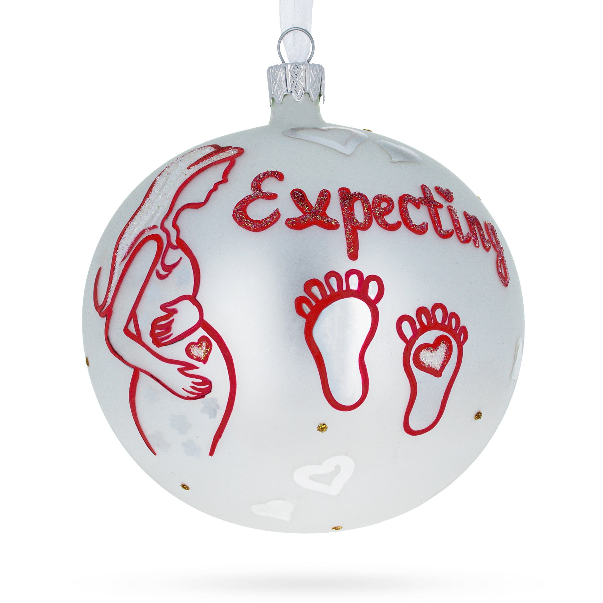 expecting mother christmas ornament