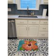 thumbnail image 3 of Carolines Treasures TMTR0316RUG Coral Hibiscus by Malenda Trick Machine Washable Memory Foam Mat, 3 of 4