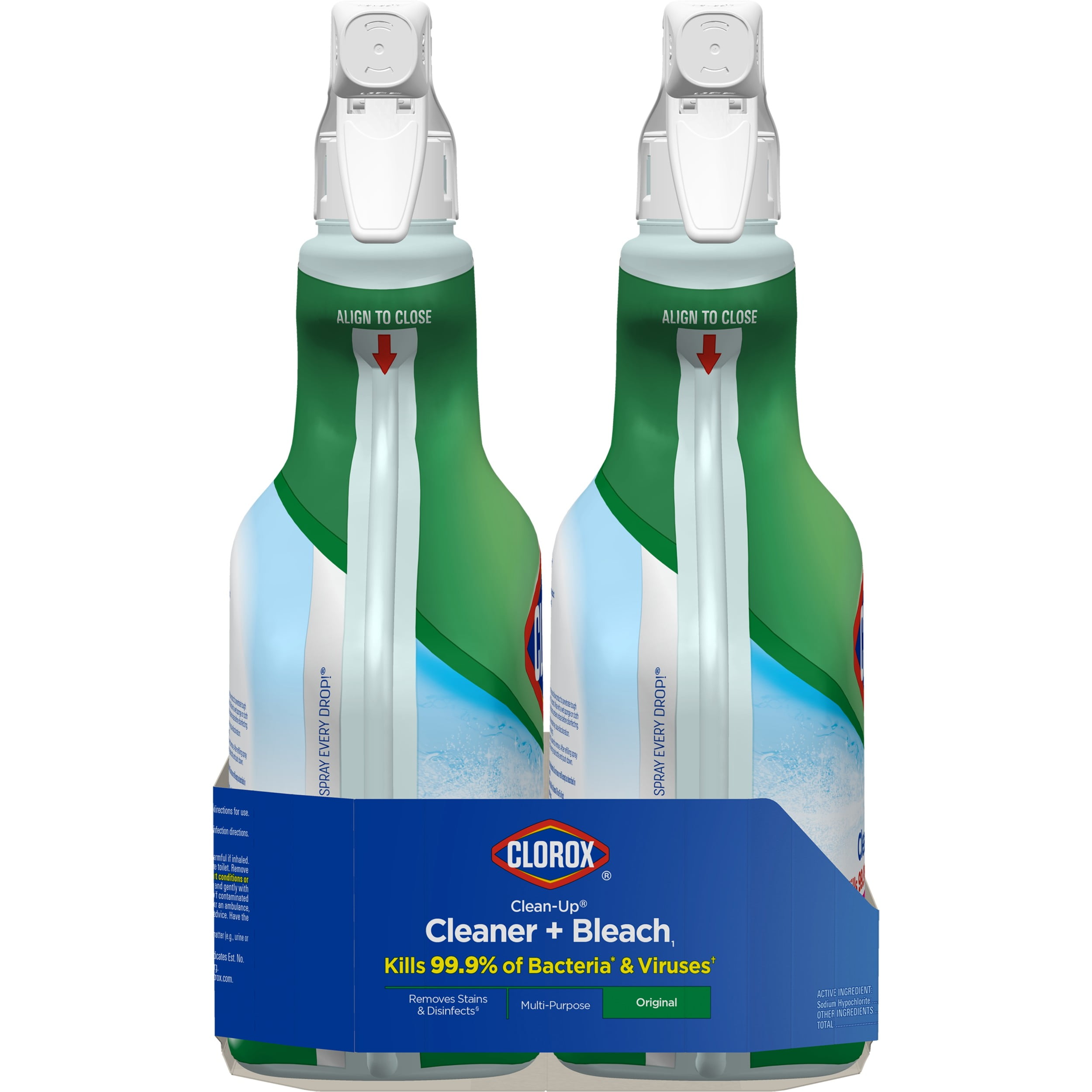 Clorox Clean-Up 32 oz. Original Scent All-Purpose Cleaner with Bleach Spray  Bottle and 128 oz. Refill Bundle C-23259492-2 - The Home Depot