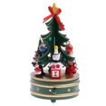thumbnail image 2 of Árbol De Navidad Con Caja De Música De Juguete De Relojería Decoración De Regalo De Navidad Verde, 2 of 9