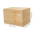 thumbnail image 2 of RUNROTOO Pet Urn for Dog Natural Wood Color Pet Ash Container 1Pcs, 2 of 8
