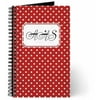 Cafepress Personalized Diagonal Dots Red