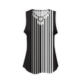 thumbnail image 5 of yillto Tank Tops for Women Summer Striped Sleeveless Tee Loose Casual Crewneck Shirts Fashion Tunics Blouse, 5 of 6