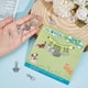 thumbnail image 4 of 12 colgantes con forma de gato y perro, 3 estilos, con forma de pata y corazón, para collar de mascota, llavero de aleación con diamantes de imitación y purpurina, con mosquetón, joyería con clip., 4 of 9