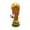 Gold, variant on Yanxiao World Cup Trophy Replica, 2026 World Cup Merchandise Football Theme Trophy Figurine with Soccer Pendant, 8" Collectible Resin Decor for Soccer Fans Gift Home Office Viewing Party (Gold)