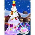 thumbnail image 4 of Replacement Air Blower for Inflatables .A Inflatable Air Fan Blower with Bright Colorful Projection Lamp LED Light &v/A Adapter for Halloween Christmas Inflatable Outdoor Decoratio, 4 of 7