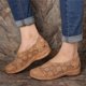 thumbnail image 1 of Zapatos vintage para mujer Tacón de cuña hueco Sandalias romanas informales para mujer Wmkox8yii sa4689, 1 of 8