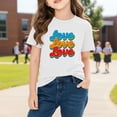 thumbnail image 6 of Piuwrlz Short Shirts Sleeve Kids Girls Graphic T-Shirts Cotton Pullover White Size 3 Years, 6 of 10