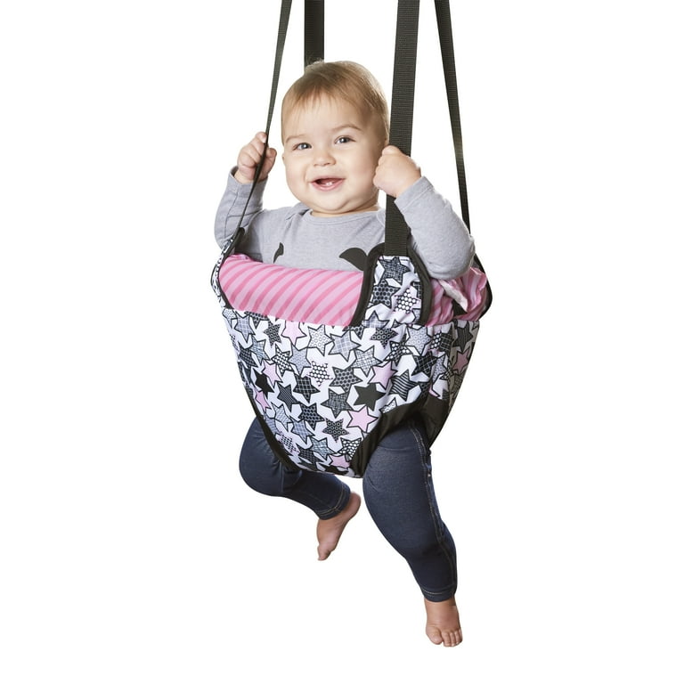 Evenflo Exersaucer Doorway Jumper, Star Power, Pink - Walmart.com