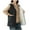 Black, variant on Busydd Womens Winter Vest Solid Color Warm Fleece Vest Button Sleeveless Puffer Gilet Casual Lightweight Puffy Jackets Plus Size Outerwear with Pockets M-5XL