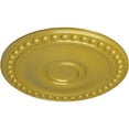 thumbnail image 3 of Ekena Millwork 19 1/8"OD x 1"P Foster Ceiling Medallion (Fits Canopies up to 5 5/8"), Hand-Painted Rich Gold, 3 of 8