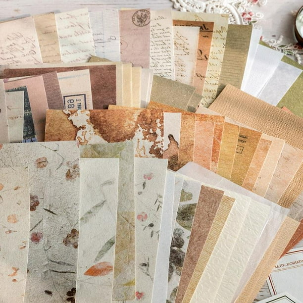 Mulberry Paper Craft Handmade Paper Sheets 100Pcs Vintage Craft