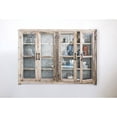 thumbnail image 6 of 3R Studios Wall Mounted Reclaimed Wood Cabinet with Glass Doors, 6 of 6