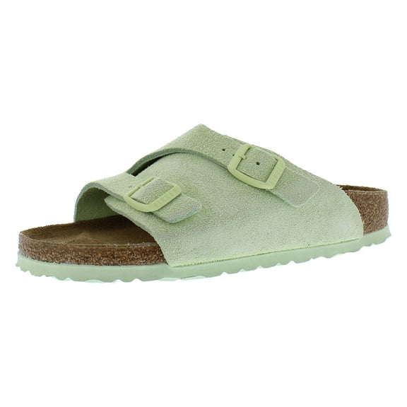 Birkenstock Zurich Narrow Unisex Shoes Size 3, Color: Faded Lime
