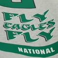 thumbnail image 4 of Men's Mitchell & Ness  Heather Gray Philadelphia Eagles All Over Print Vintage Fleece Crewneck Sweatshirt, 4 of 7