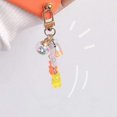 thumbnail image 3 of 1PCS Cute Candy Rainbow Gummy Bear Keychain Women's Key Chain Key Chain Pink, 3 of 5