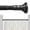 Black, variant on Twist Lock Curtain Rod 43-98 Inches Heavy Duty Tension Rod, No Drill Adjustable Telescoping Rod for Doorway Closet Bathroom, Rustproof 32mm Thick Steel(White)